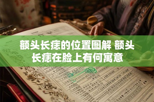 额头长痣的位置图解 额头长痣在脸上有何寓意