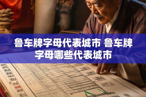 鲁车牌字母代表城市 鲁车牌字母哪些代表城市