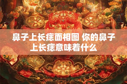 鼻子上长痣面相图 你的鼻子上长痣意味着什么