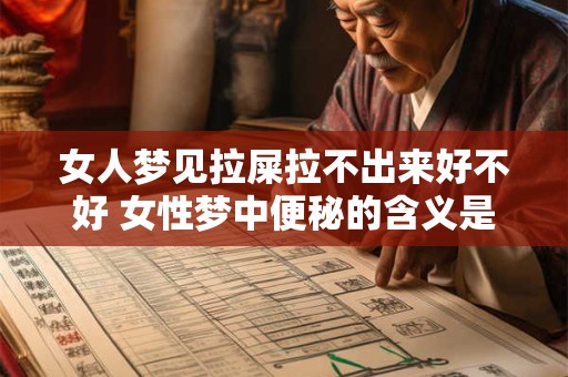 女人梦见拉屎拉不出来好不好 女性梦中便秘的含义是什么
