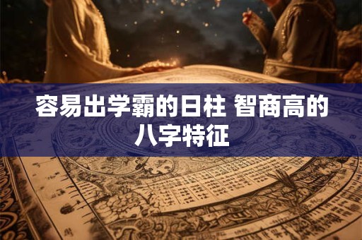 容易出学霸的日柱 智商高的八字特征