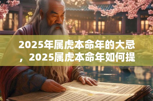 2025年属虎本命年的大忌，2025属虎本命年如何提升财运？