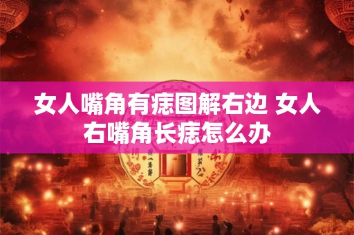 女人嘴角有痣图解右边 女人右嘴角长痣怎么办