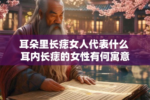 耳朵里长痣女人代表什么 耳内长痣的女性有何寓意