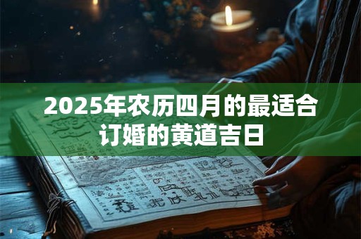 2025年农历四月的最适合订婚的黄道吉日