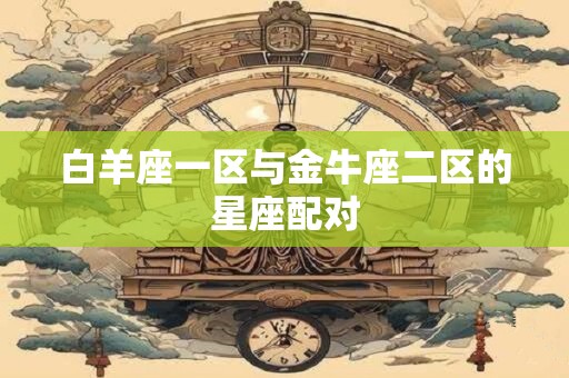白羊座一区与金牛座二区的星座配对