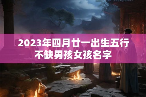 2023年四月廿一出生五行不缺男孩女孩名字