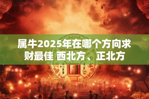 属牛2025年在哪个方向求财最佳 西北方、正北方