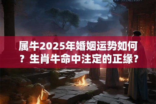 属牛2025年婚姻运势如何？生肖牛命中注定的正缘？