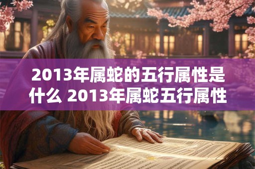 2013年属蛇的五行属性是什么 2013年属蛇五行属性是什么