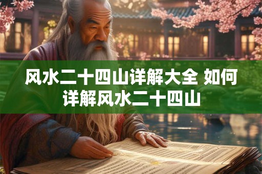 风水二十四山详解大全 如何详解风水二十四山