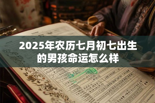 2025年农历七月初七出生的男孩命运怎么样