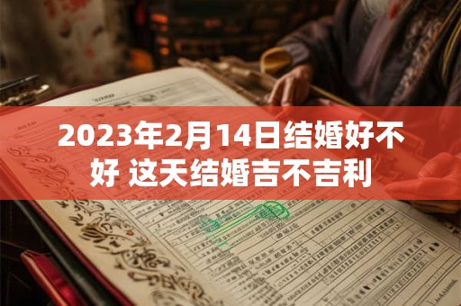 2023年2月14日结婚好不好 这天结婚吉不吉利