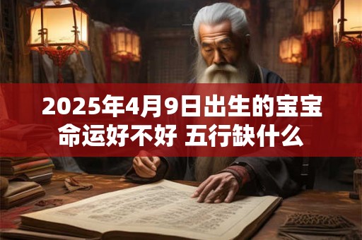 2025年4月9日出生的宝宝命运好不好 五行缺什么