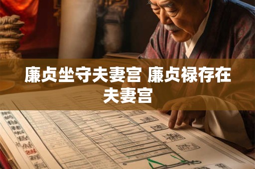 廉贞坐守夫妻宫 廉贞禄存在夫妻宫