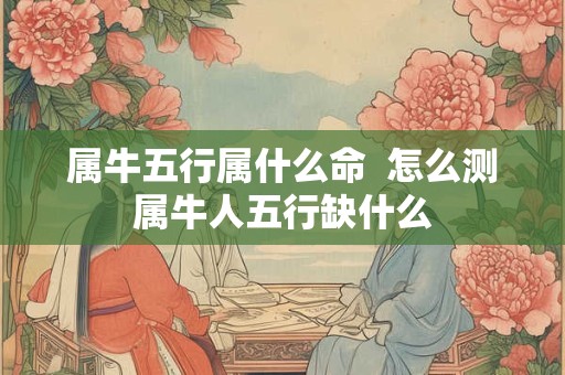 属牛五行属什么命  怎么测属牛人五行缺什么