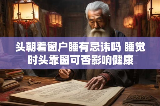 头朝着窗户睡有忌讳吗 睡觉时头靠窗可否影响健康