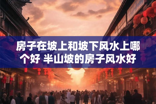 房子在坡上和坡下风水上哪个好 半山坡的房子风水好吗
