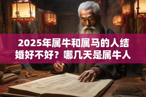 2025年属牛和属马的人结婚好不好？哪几天是属牛人的结婚吉日