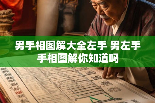 男手相图解大全左手 男左手手相图解你知道吗