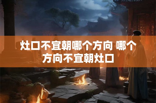 灶口不宜朝哪个方向 哪个方向不宜朝灶口