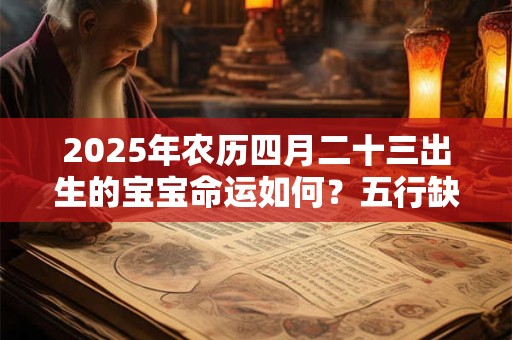 2025年农历四月二十三出生的宝宝命运如何？五行缺什么？