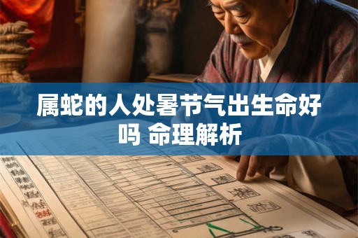属蛇的人处暑节气出生命好吗 命理解析