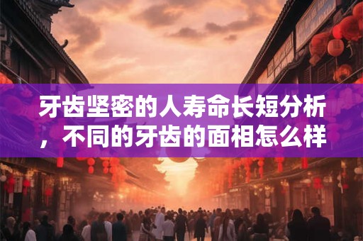 牙齿坚密的人寿命长短分析，不同的牙齿的面相怎么样？