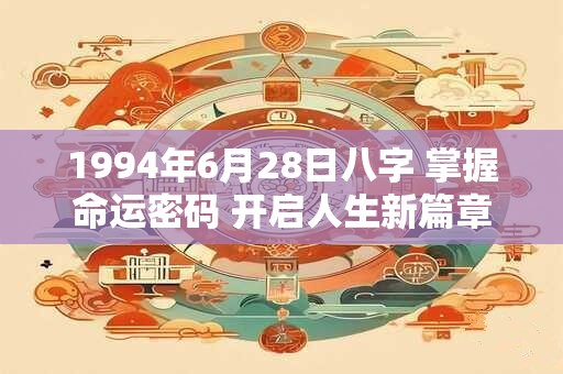 1994年6月28日八字 掌握命运密码 开启人生新篇章！