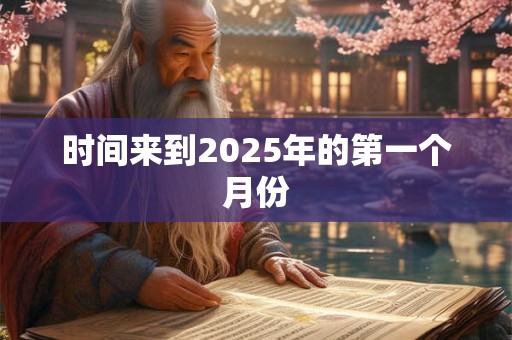 时间来到2025年的第一个月份