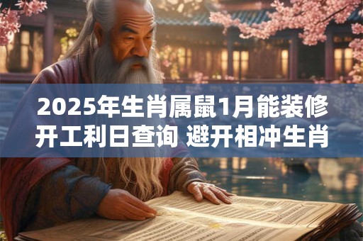 2025年生肖属鼠1月能装修开工利日查询 避开相冲生肖