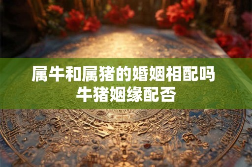 属牛和属猪的婚姻相配吗 牛猪姻缘配否