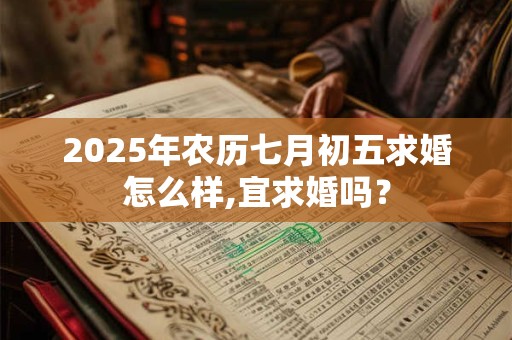 2025年农历七月初五求婚怎么样,宜求婚吗？