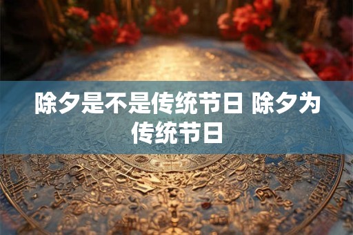 除夕是不是传统节日 除夕为传统节日