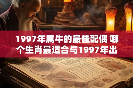 1997年属牛的最佳配偶 哪个生肖最适合与1997年出生的牛座结婚