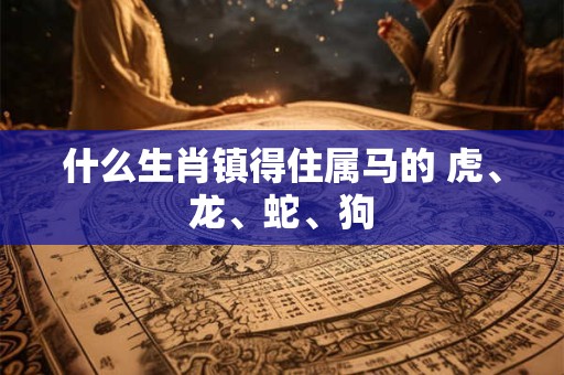 什么生肖镇得住属马的 虎、龙、蛇、狗