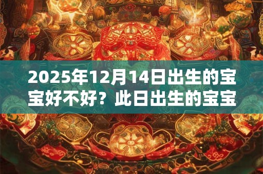 2026年12月14日出生的宝宝好不好？此日出生的宝宝性格