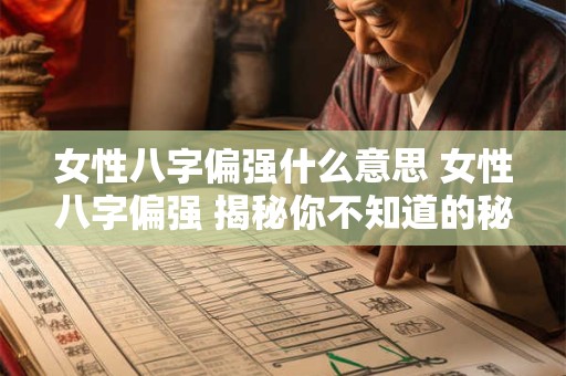女性八字偏强什么意思 女性八字偏强 揭秘你不知道的秘密！