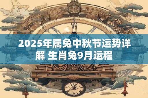 2025年属兔中秋节运势详解 生肖兔9月运程