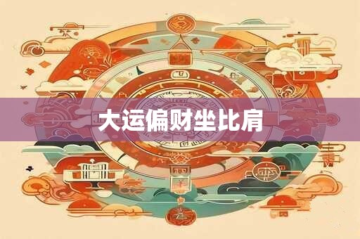 大运偏财坐比肩