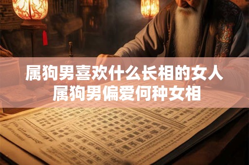 属狗男喜欢什么长相的女人 属狗男偏爱何种女相