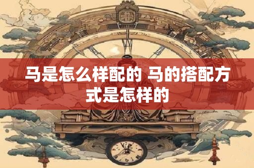马是怎么样配的 马的搭配方式是怎样的