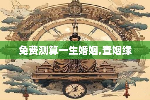 免费测算一生婚姻,查姻缘