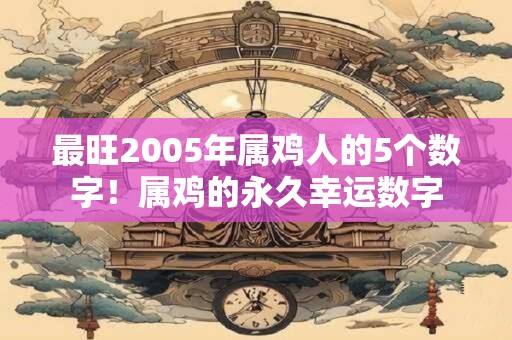 最旺2005年属鸡人的5个数字！属鸡的永久幸运数字
