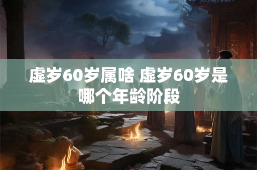 虚岁60岁属啥 虚岁60岁是哪个年龄阶段 虚岁60岁属啥 虚岁60岁是哪个年龄阶段