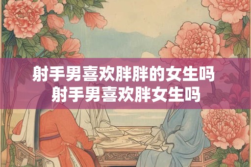 射手男喜欢胖胖的女生吗 射手男喜欢胖女生吗