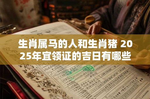 生肖属马的人和生肖猪 2025年宜领证的吉日有哪些