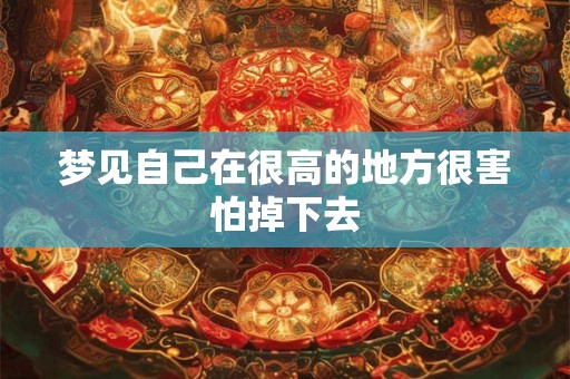 梦见自己在很高的地方很害怕掉下去