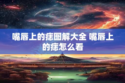 嘴唇上的痣图解大全 嘴唇上的痣怎么看
