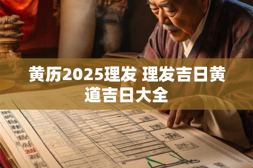黄历2026理发 理发吉日黄道吉日大全
